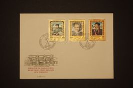 1985 MiNr. 881 - 883 Liechtenstein FDC