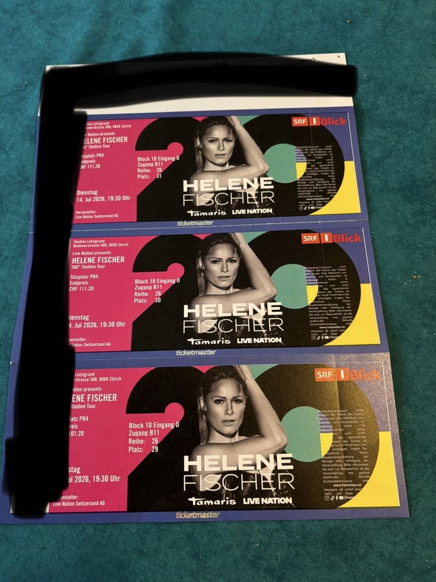 Billets: Helene Fischer – Neuf (Voir description) à Binningen par Lungta