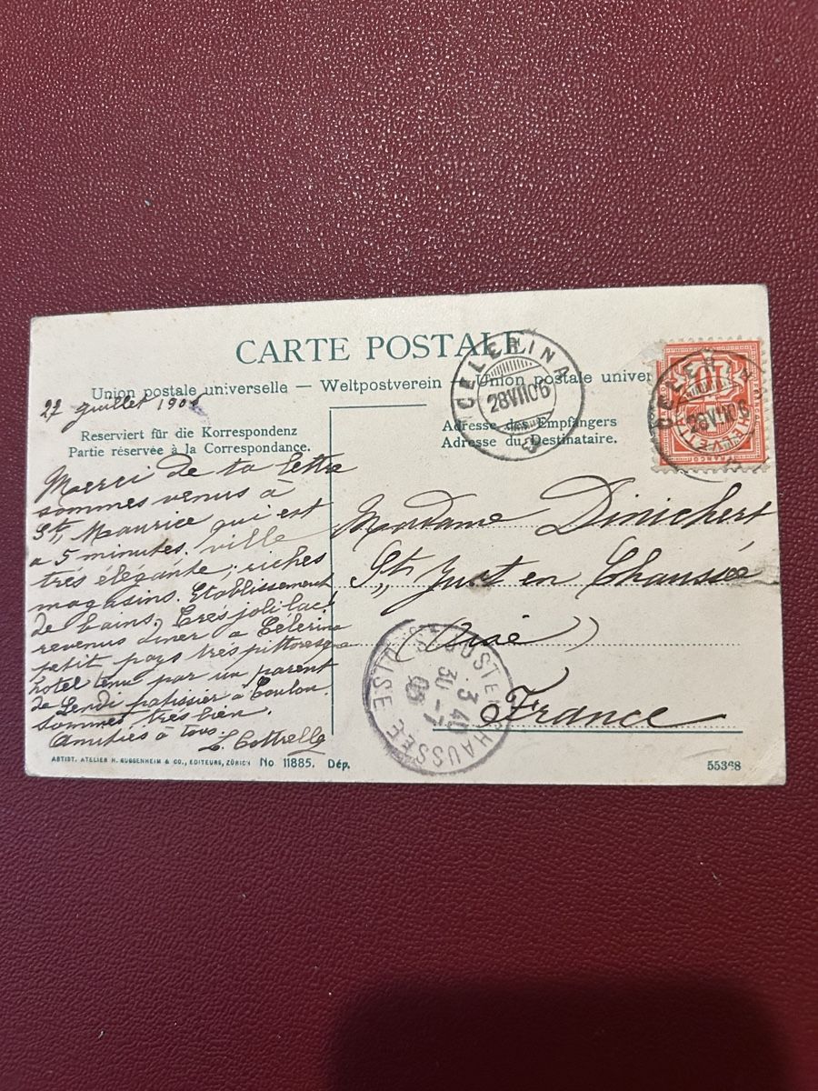 Cartoline postali: St. Moritz 1906 – Usato da Breganzona venduto da Milesbo 1