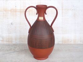 Peba Paul Eisen Keramik Vase Vintage Mid Century Terracotta