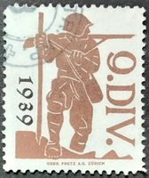 Soldatenmarke 2.WK, 9. Division, 1939 schwarz, Wi Kdo 83