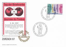 1987 Tag der Briefmarke 8438 Zurzach Sonderstempel