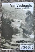 ca. 1950/60 Faltprospekt VAL VEDEGGIO Rivera-Bironico Isone