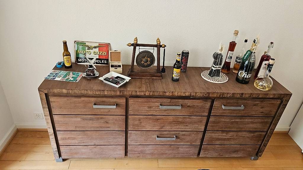 Cassettiere: Sideboard massiv Akazienholz – Usato da Basel venduto da Forestpit 1