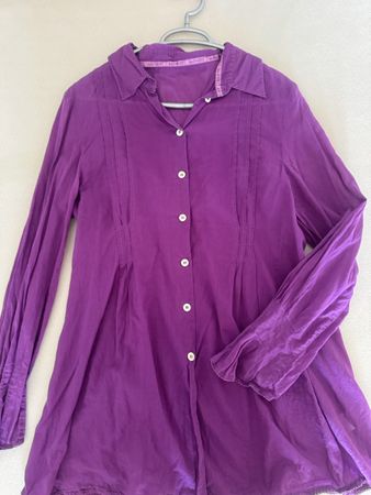 Damen Bluse lila Marke Bayroot Grösse M akzeptabel