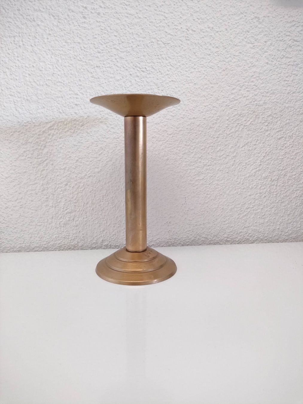Portacandele: Vintage Kerzenhalter goldfarbig – Usato da Dietikon venduto da Branquinha1981 4