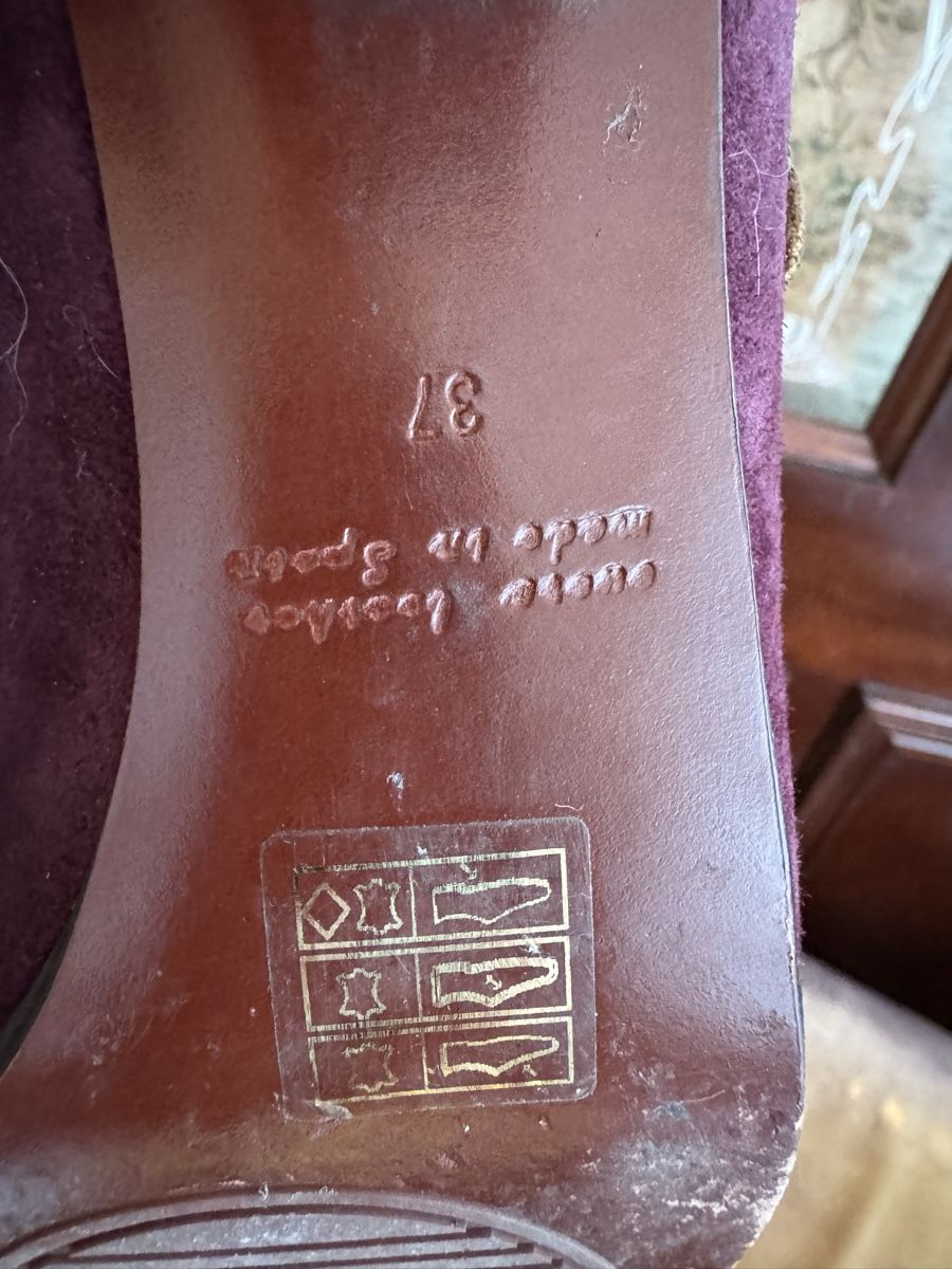 Chie Mihara Damenschuhe: Chie Mihara Pump Ballerina Leder Wildleder – Gebraucht aus Obfelden von cesarina10 6