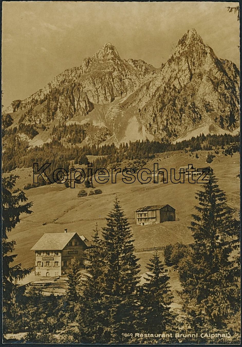 Cartoline postali: SZ Alpthal – Usato da Schindellegi venduto da leecollect