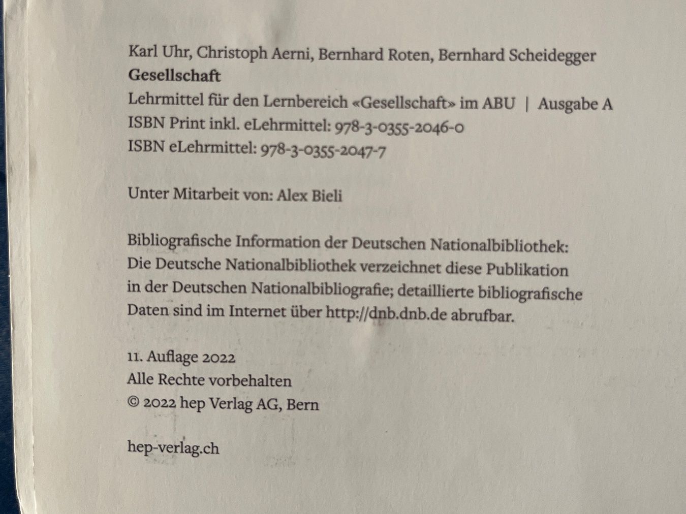 Bücher: Gesellschaft (ABU) – Gebraucht aus Würenlingen von bot_7zjf 1