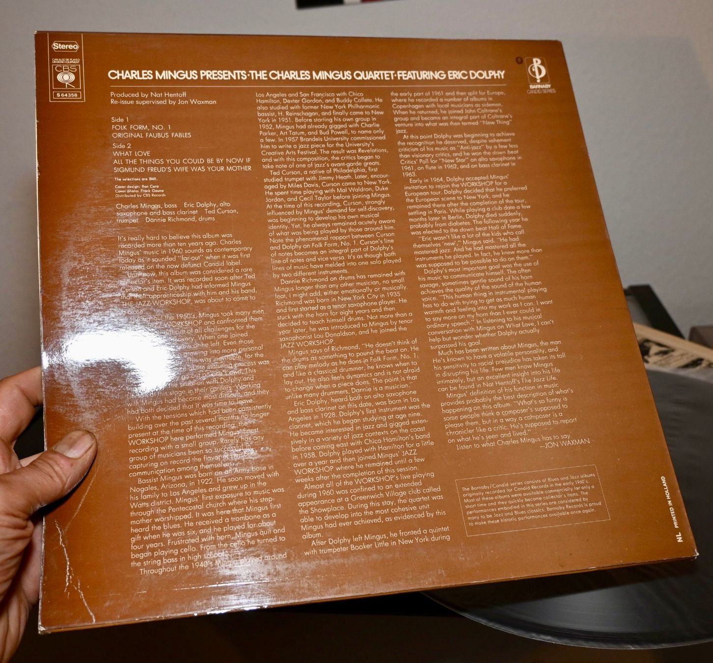 Dischi in vinile: The Charles Mingus Quartet Featuring Eric Dolphy LP 197 VG+ – Usato da Pfaffhausen venduto da mono_rec 1