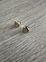 Ohrstecker Hugo Boss Damen Goldfarbig mit Steinen Neu