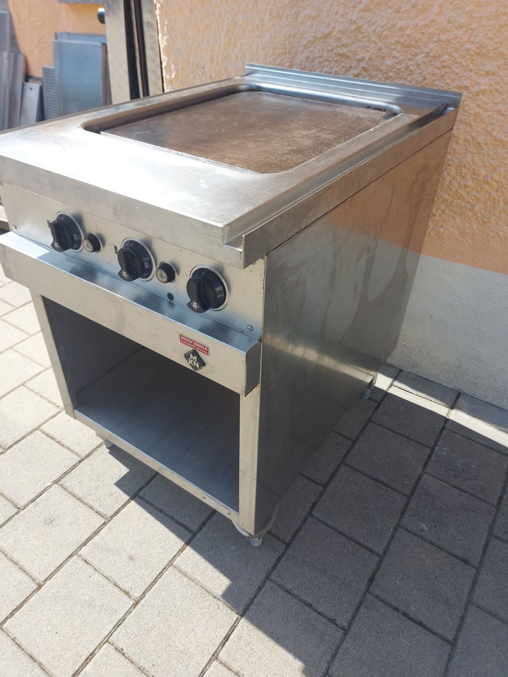 Griglie: Griddleplatte; Grillplatte; Bratplatte Gastro 400Volt – Usato da Rheinau venduto da profitronic.shop 3