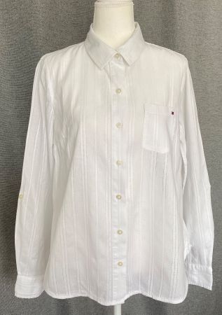 Tommy Hilfiger Hemdbluse aus Baumwolle Grösse M