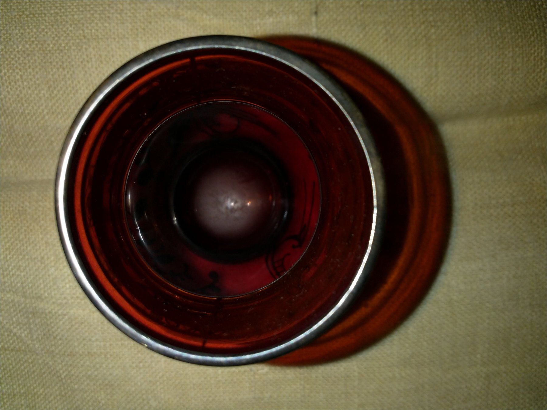 Vasi & Recipienti: Petit vase en verre avec motif – Usato da Grand Lancy venduto da ampoule 2