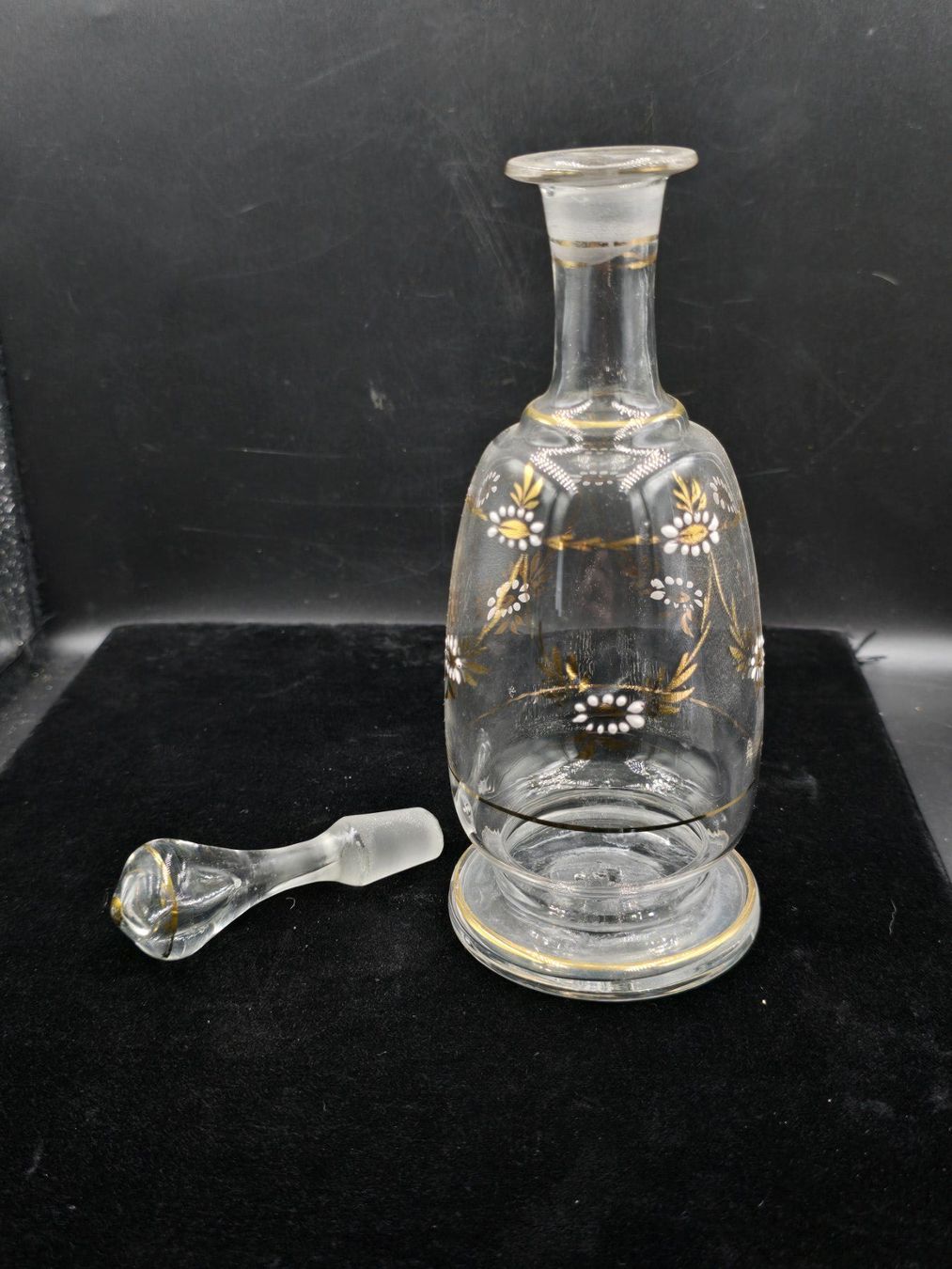 Caraffe: Antike Glaskaraffe mit 6 Gläsern – Usato da Rorschacherberg venduto da snOOpydOg11 8