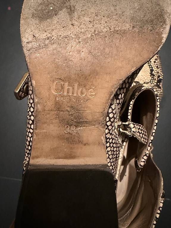 Chloé Chaussures femmes: Chloé Susanna Boots Python-Look Leder Grösse 38 – D'occasion à Zürich par danamihaela12 4