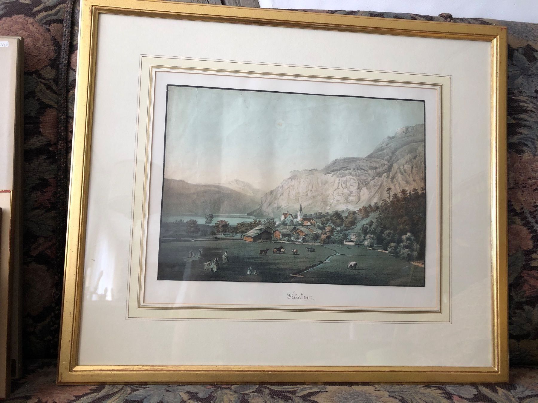 Arts picturaux & lithographies: Lithographie von EUGENE CICERI, um 1850! – D'occasion à Wald ZH par mlnt 1