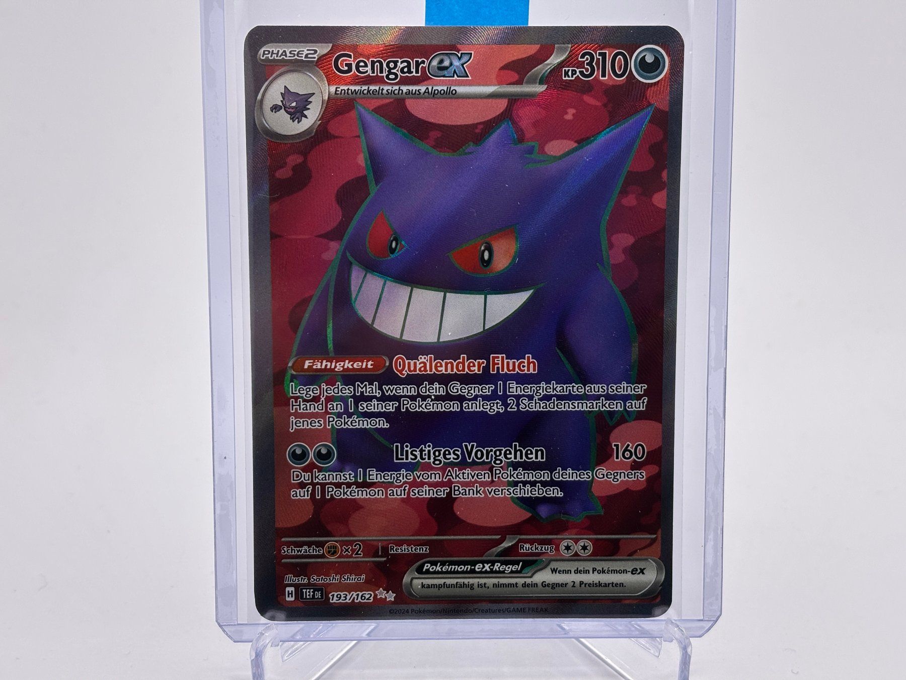 Pokémon Sammelbilder & Trading cards: Gewalten der Zeit - Gengar ex  (TEF 193) - DE – Neu (gemäss Beschreibung) aus Allschwil von Bullach