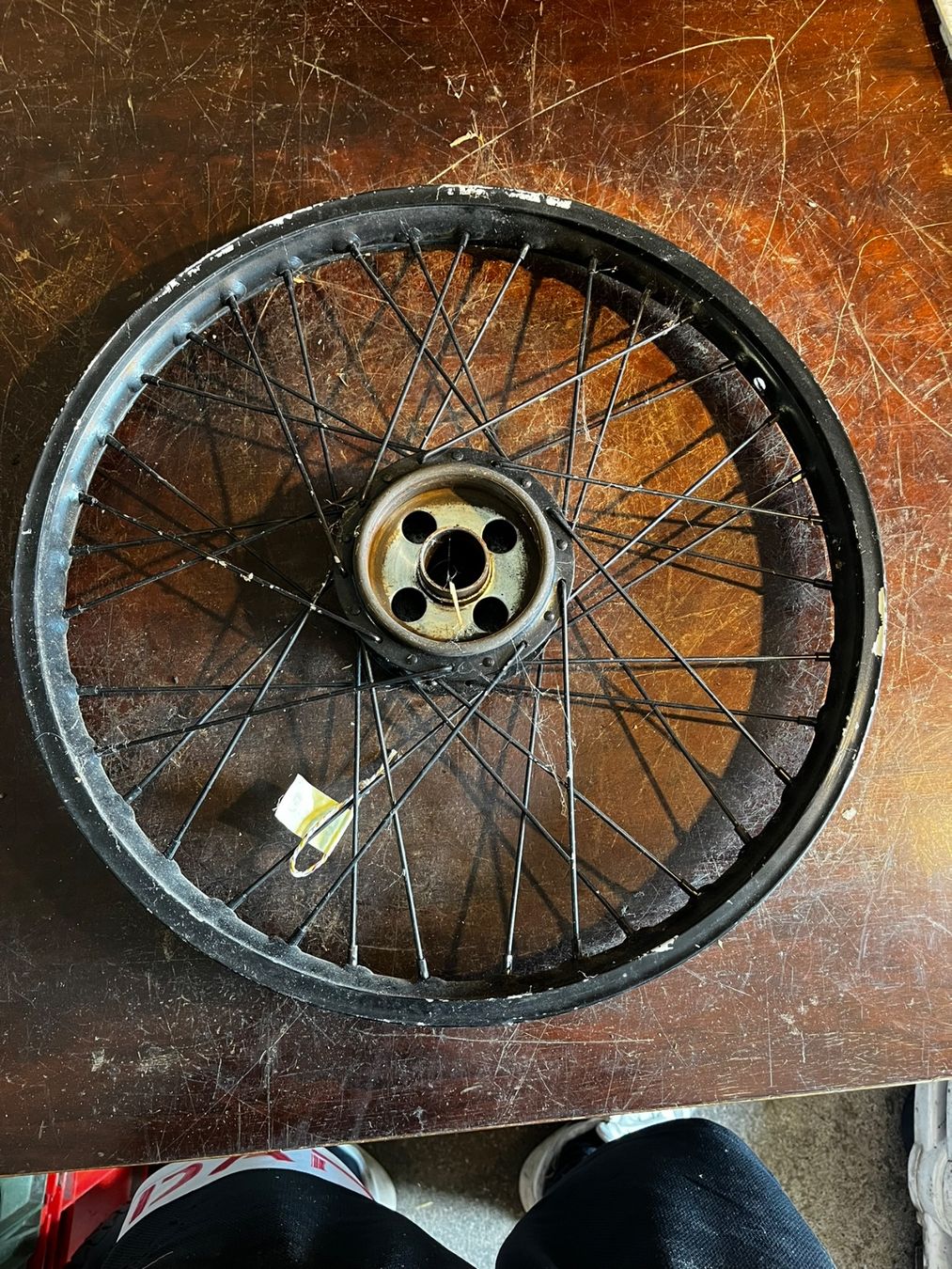 Puch Parti ricambio per ciclomotori: Mofa Speichen Vorderrad – Difettoso da Fahrni b. Thun venduto da berger_tuning34 2