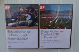 2 DVDs von eidgenössischen Sportanlässen 2007