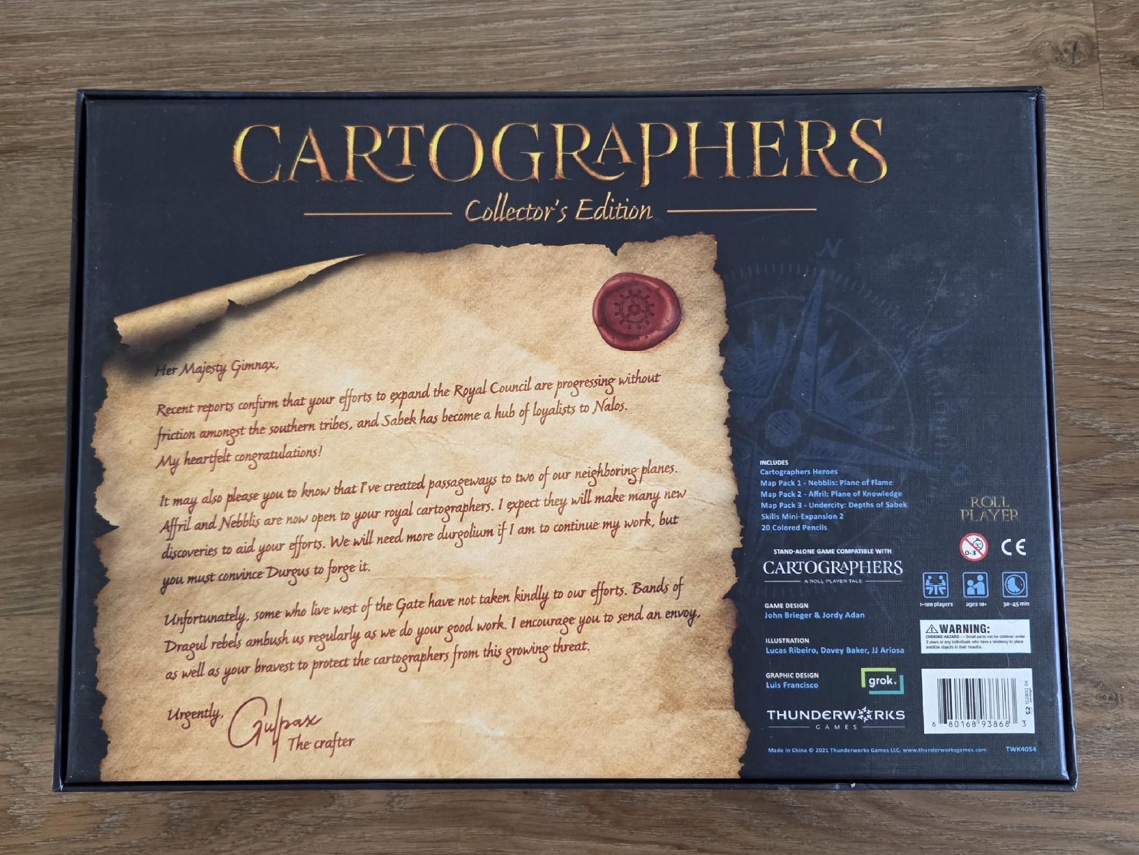 Giochi: Cartographers collector's edition (engl.) – Nuovo (secondo la descrizione) da Brugg AG venduto da jade16 1