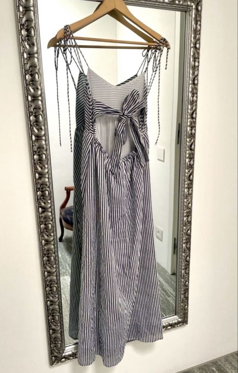 Stradivarius Vestiti: Stripe summer dress - size S - blue white – Nuovo (secondo la descrizione) da Sementina venduto da NinaDel 1