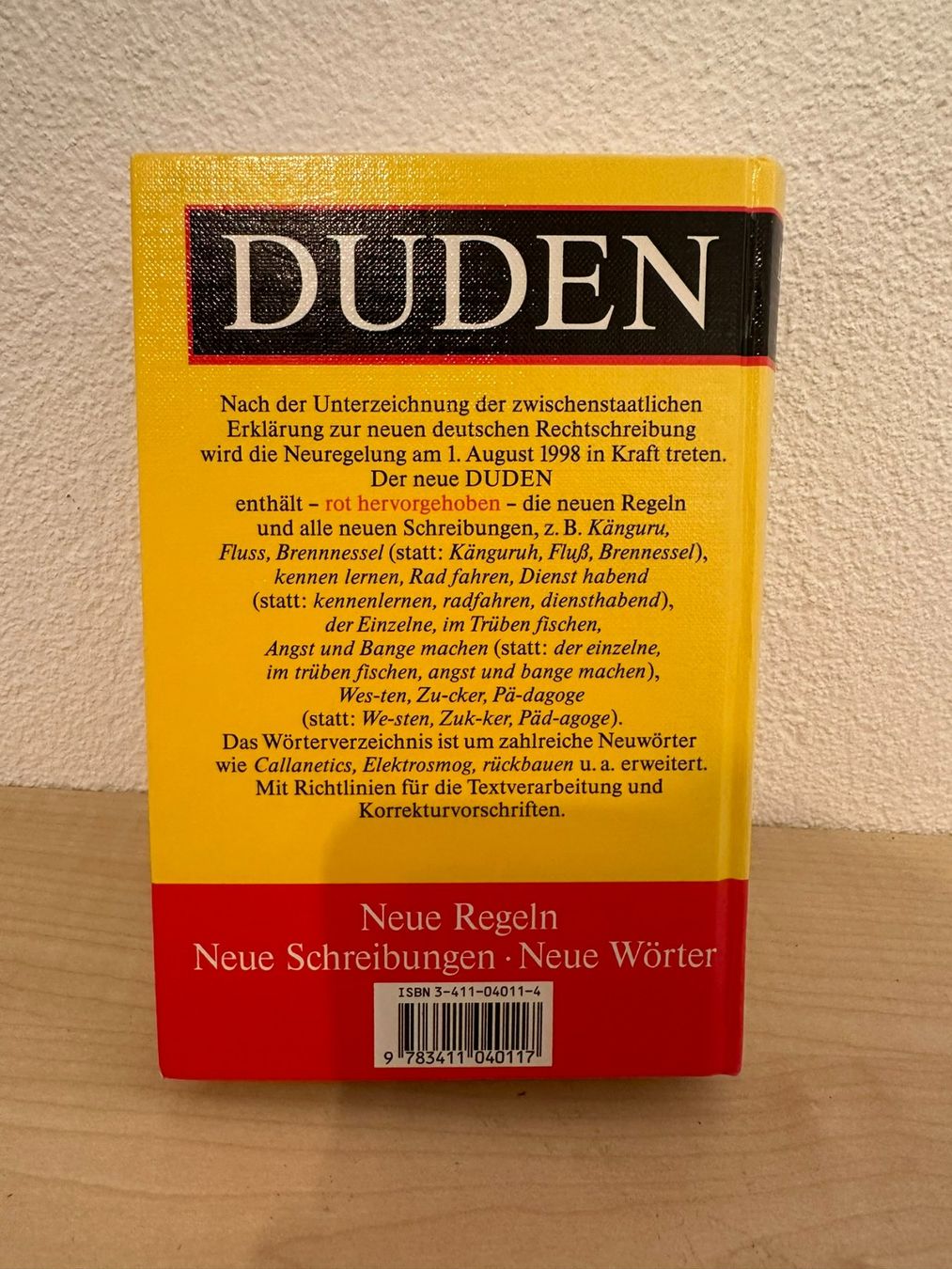 Libri: DUDEN, die deutsche Rechtschreibung – Usato da Rickenbach b. Wil venduto da Salsch 1