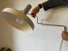 Mid-Century Pentarkus Wandlampe Baltensweiler 1950er