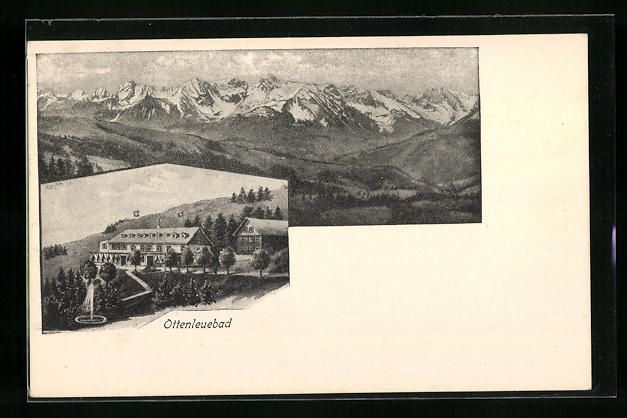 Cartoline postali: Ottenleuebad, Gebäude der Ortschaft, Ge – Usato da Berlin venduto da bartko-reher