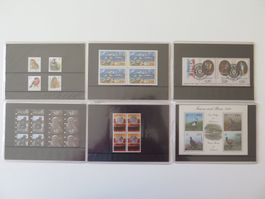 13 Europäische Länder: Briefmarken 1990/postfrisch&gestempel