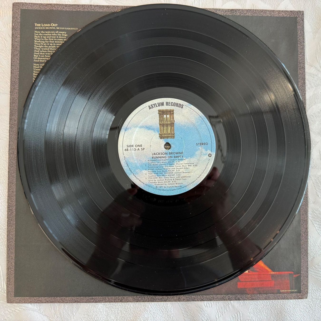 Dischi in vinile: JACKSON BROWNE - RUNNING ON EMPTY – Usato da Zürich venduto da fehlton 3