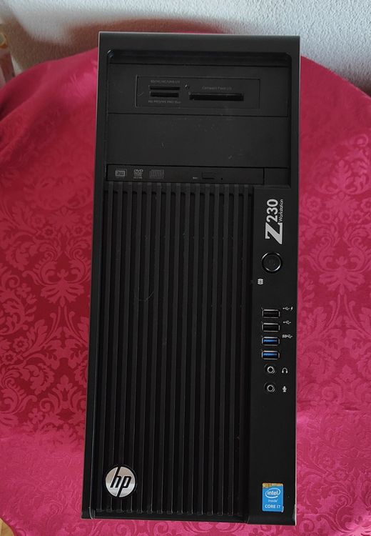 Gaming CAD PC HP Z230 I7 16GB 1TB mit Nvidia K2200 4GB