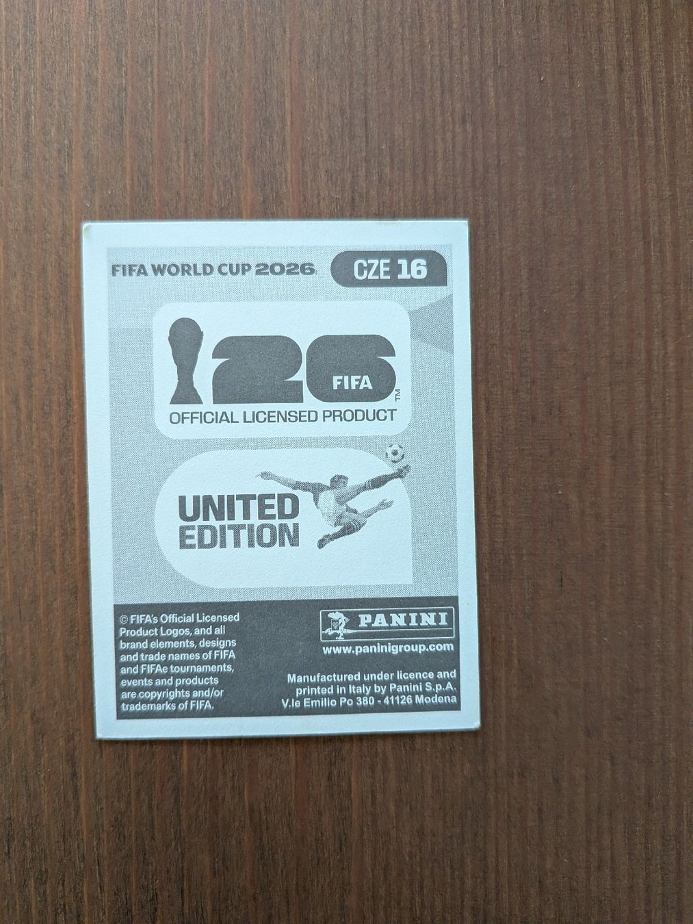 Panini Carte collezionabili: Panini Bild CZE 16 – Usato da Eschenbach SG venduto da SanFranciscoCalifornia 1