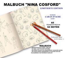 454.423 Caran d'Ache ** NINA COSFORD ** Malbuch A5