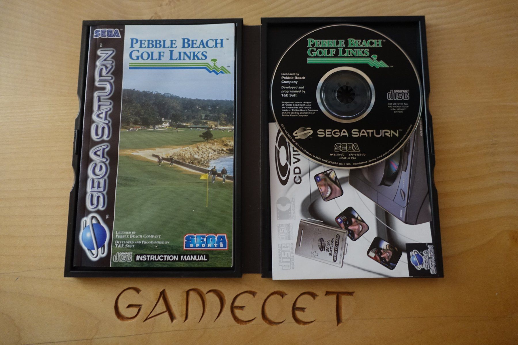 Sega Jeux: Pebble Beach Golf Links - Sega Saturn – D'occasion à Steinach par Gamecet 3