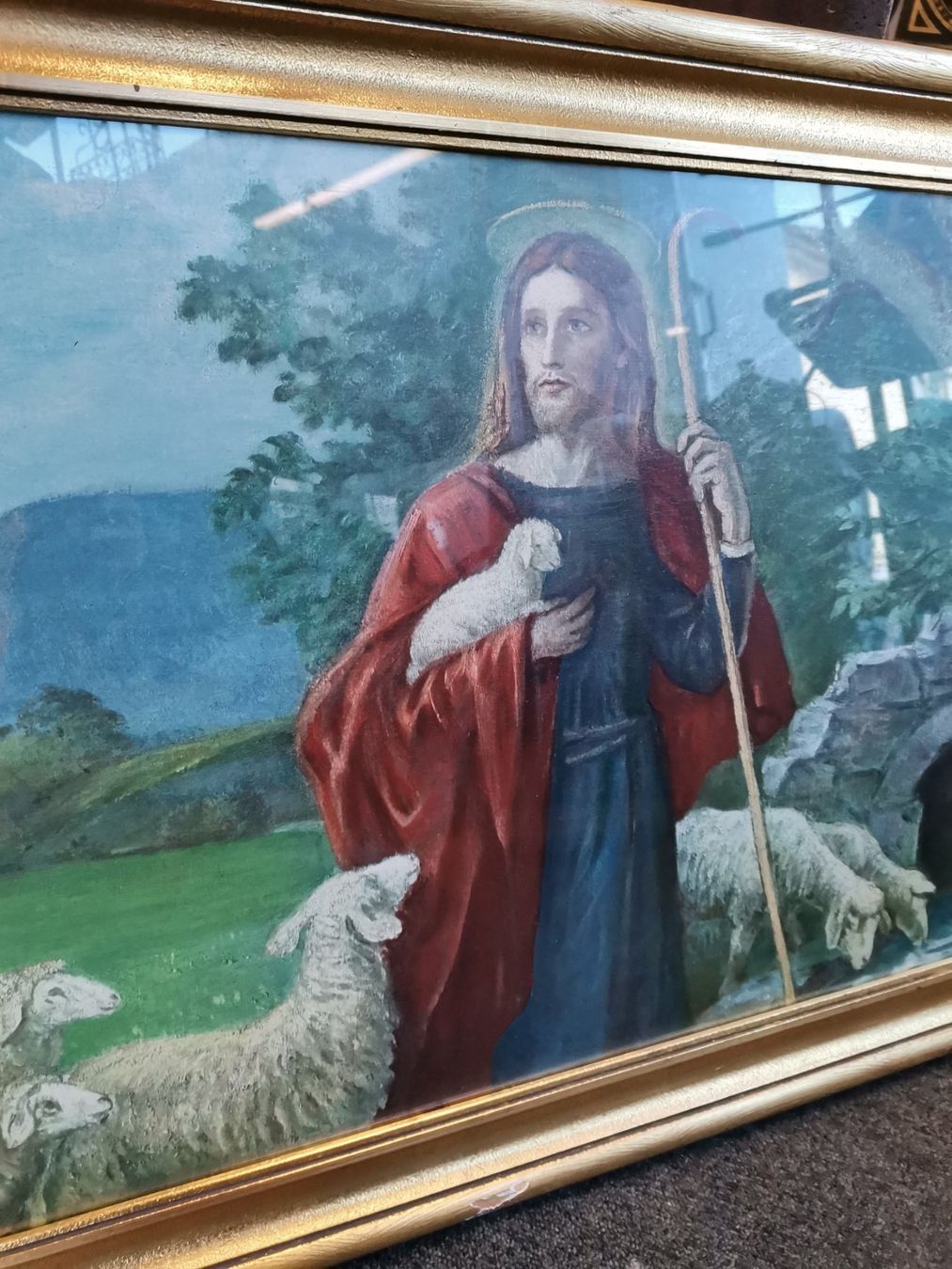 Poster & Bilder: Heiligenbild, Religiöses Bild, Kirchenbild, Hirten Bild, Bil – Gebraucht aus Wiedlisbach von materialkreislauf 1