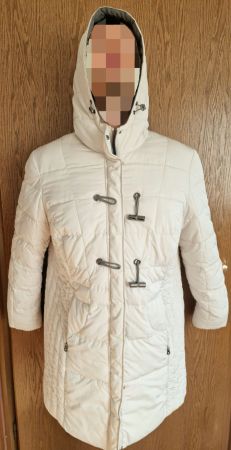 Wintermantel Winterjacke Jacke cremeweiss Gr. 48 (Damen)