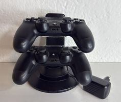 🎮 Dual-Ladestation + 2 Original PS4 Controller 🎮