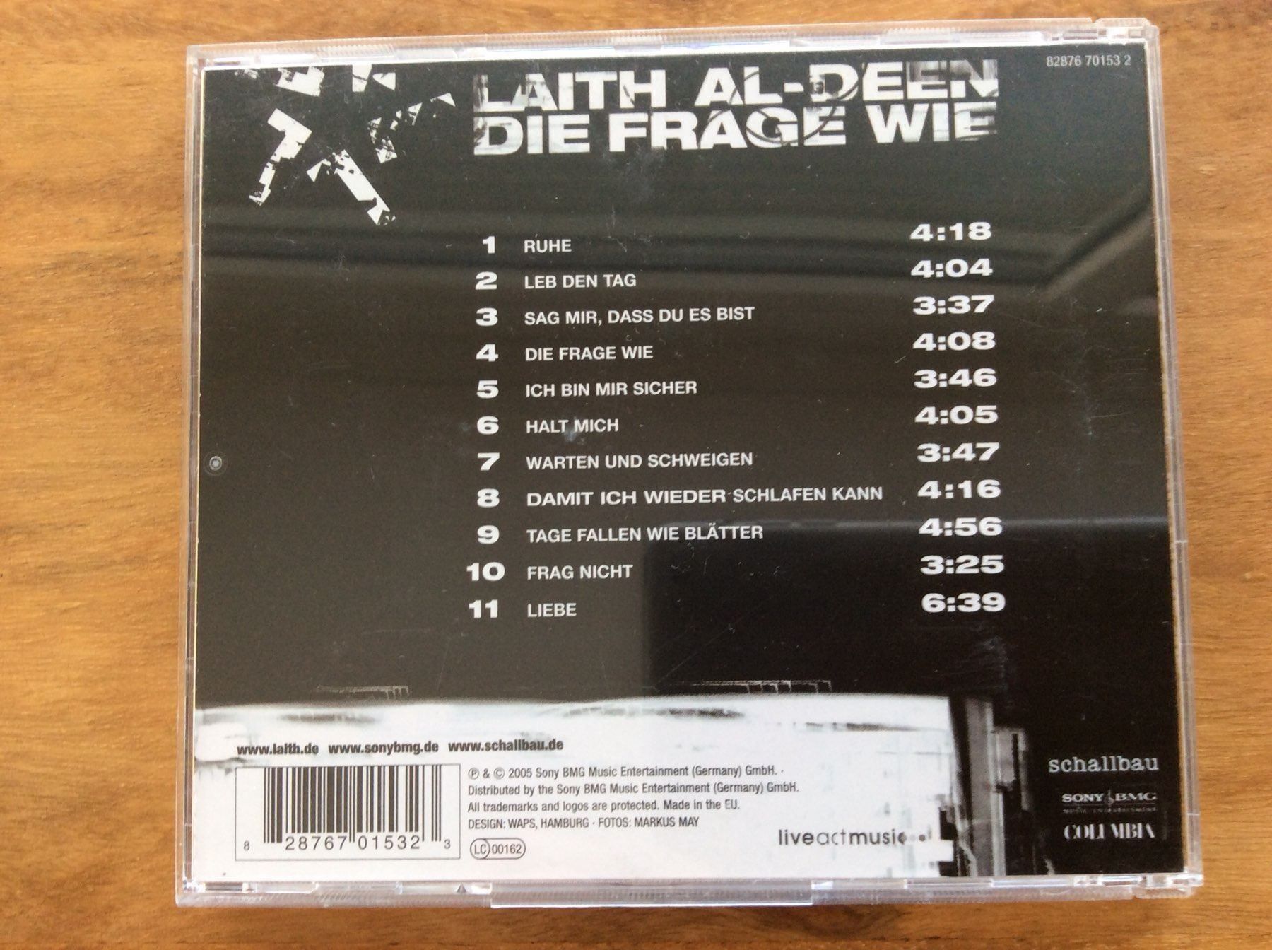 CD: CD Laith Al-Deen - Die Frage Wie – Usato da Horgen venduto da flyingpenguin2000 2