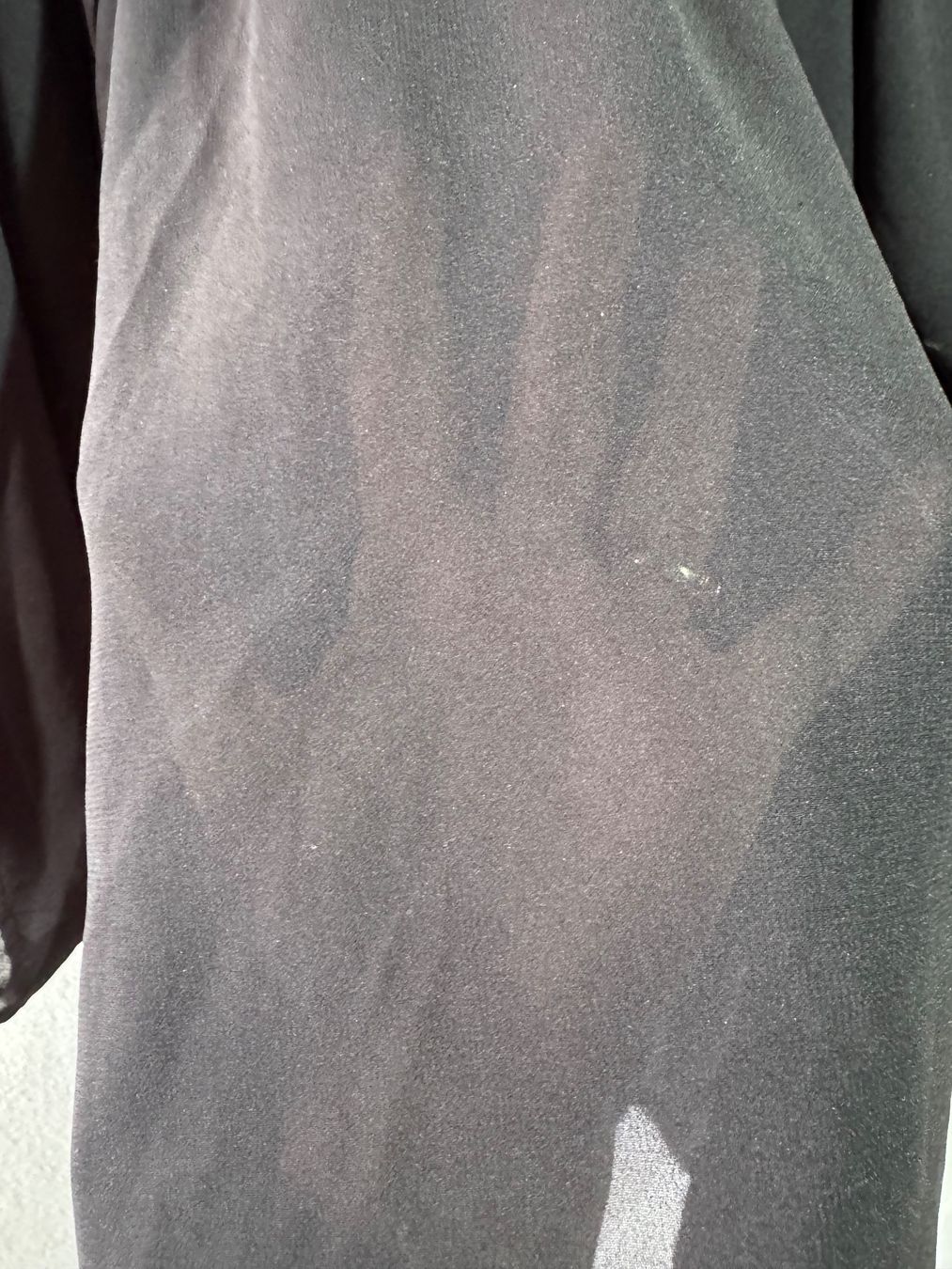 Vero Moda Camicette: Schwarze transparente Bluse von Vero Moda Gr. L – Usato da Grosswangen venduto da SALE_SALE_SALE 4