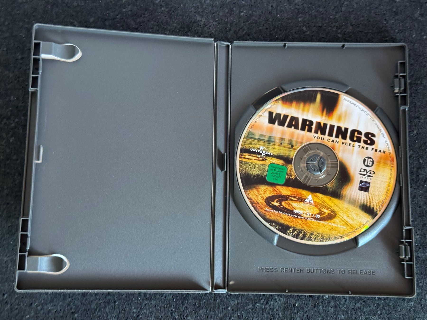 Tutti i DVDs: WARNINGS "Die Zeichen sind da" SciFi DVD DE/EN/FR – Usato da Fribourg venduto da tschjoly 4