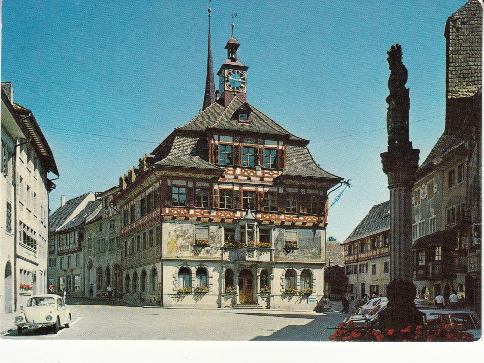 Cartoline postali: Stein am Rhein 1977 – Usato da Bürglen TG venduto da StampGraf