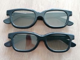 2 x 3D Brillen RealD schwarz
