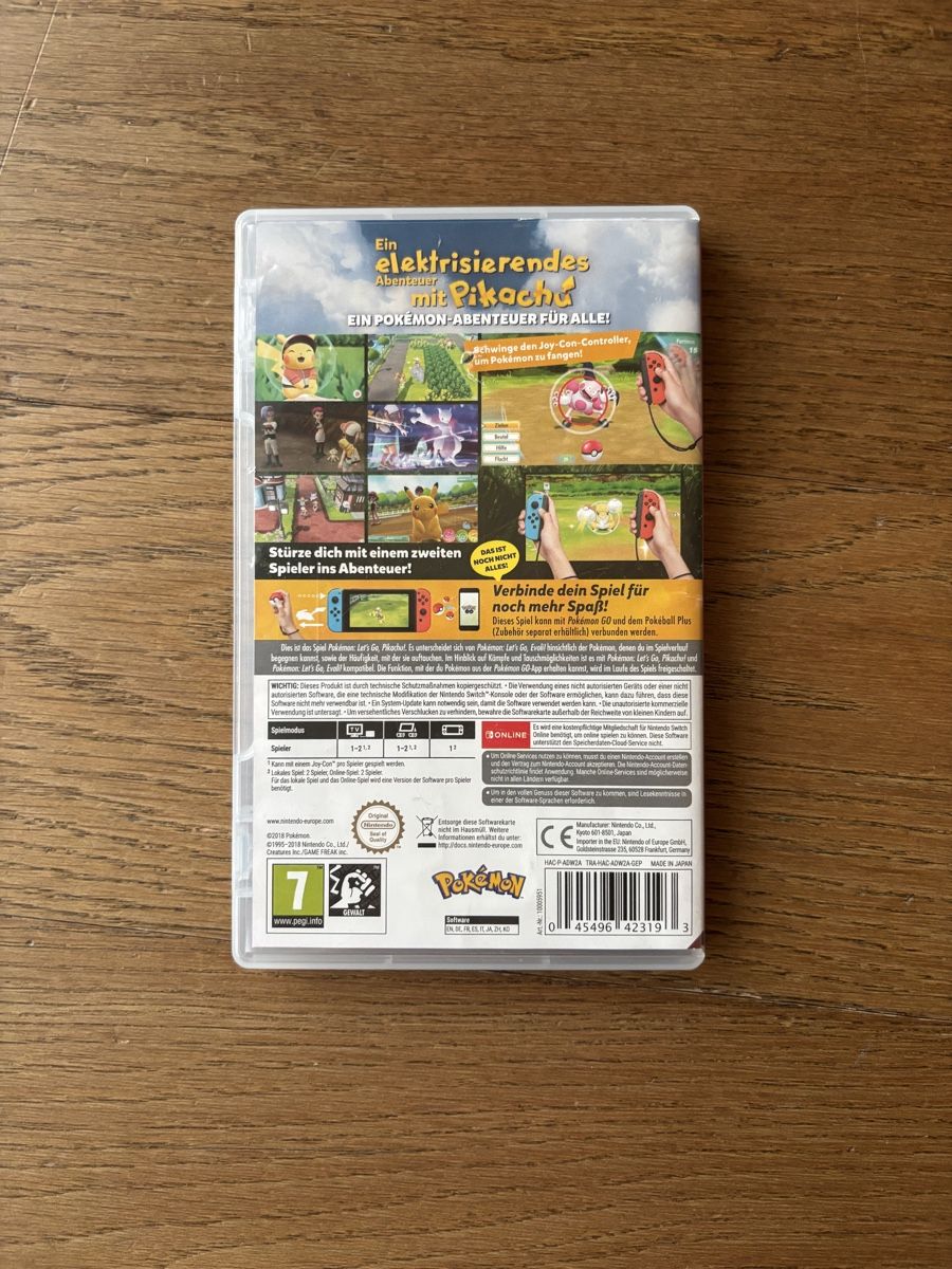Nintendo Giochi: Pokémon Lets Go Pikachu / Nintendo Switch – Usato da Läufelfingen venduto da Seraphim13 1