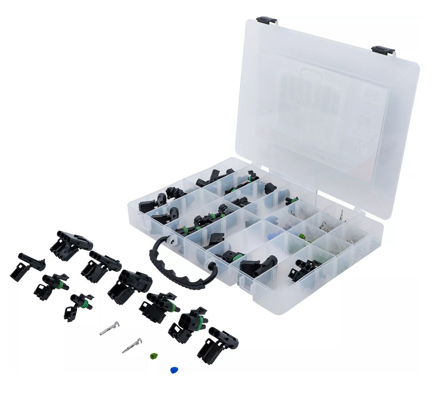 Componenti elettronici: Steckverbinder-Sortiment, wasserdicht, 232-tlg. – Nuovo e nell'imballaggio originale da Dietikon venduto da KFZ-Spezialwerkzeuge 1
