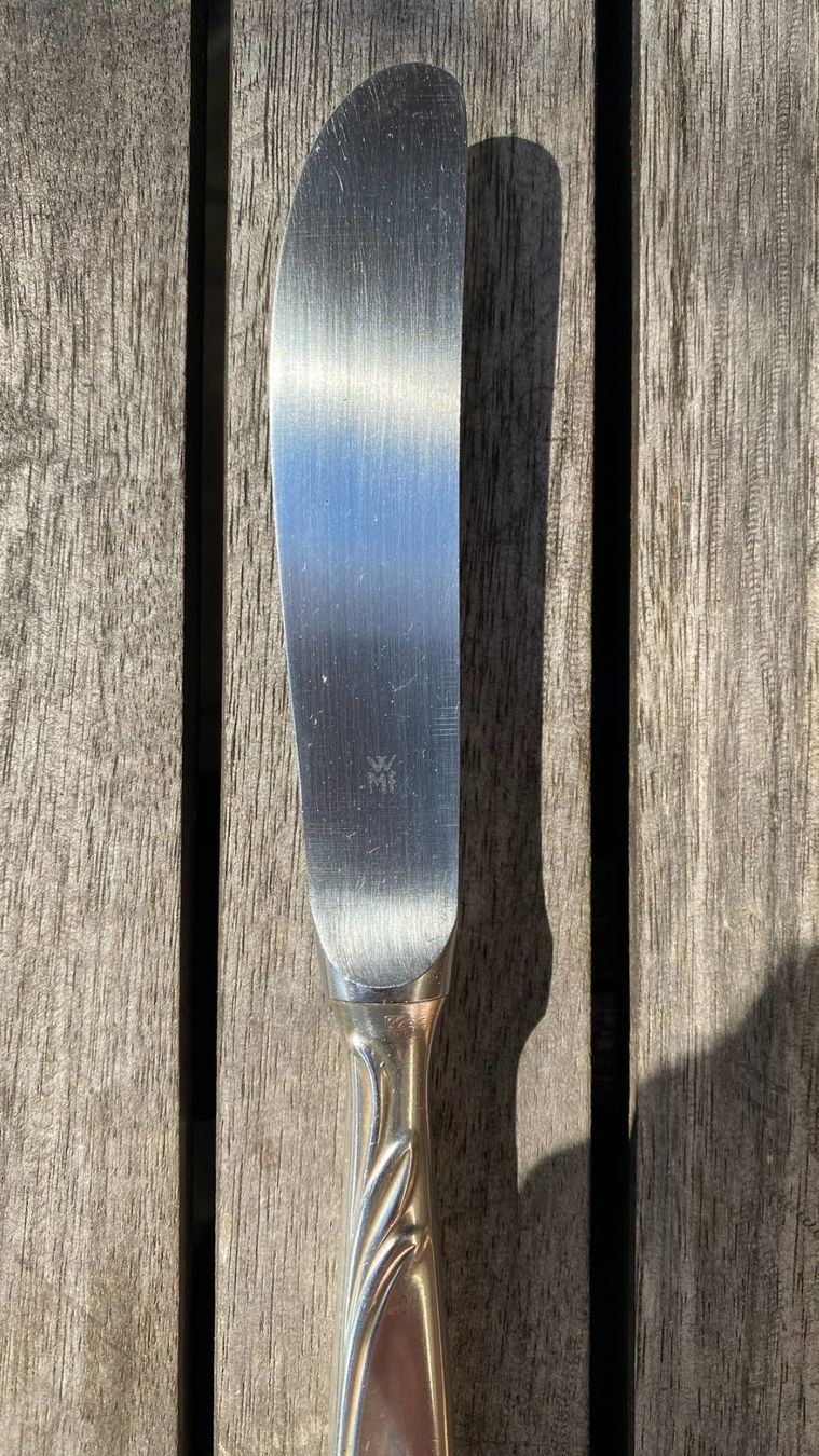 WMF Set di posate: Silberbesteck WMF Patent 90/45 "Rom" (versilbert) – Usato da Bassersdorf venduto da ABBSULZER 4