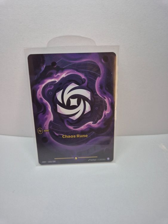 Riftbound Origins Chaos Rune OGN 166a Showcase (Neu (gemäss ...