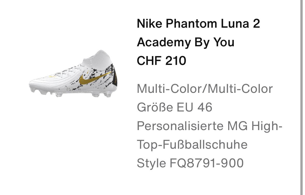 Herrenschuhe: Fussballschuhe Nike Phantom Luna 2 – Neu und originalverpackt aus Boll von lsc_t8bl 2