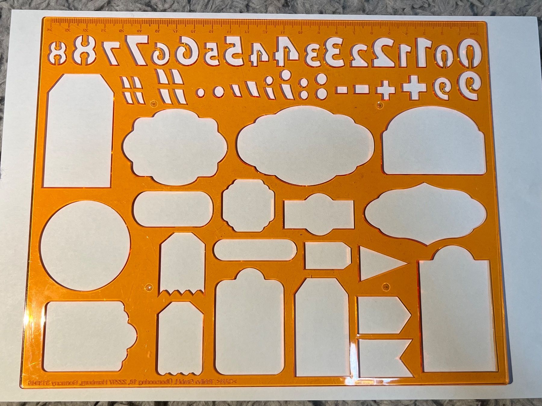 Sciablone: Schablonen Set – Usato da Seengen venduto da Choco03 1