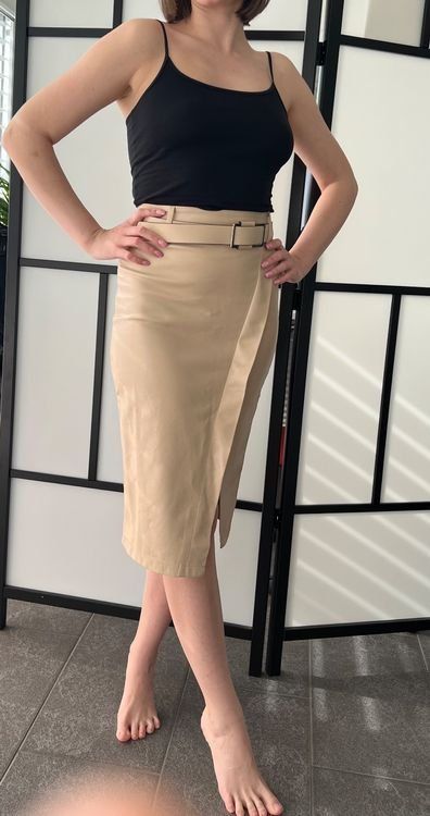 Gonne: Echt Leder Jupe Rock beige gr XS-S – Usato da Rünenberg venduto da AlinaFuss 6